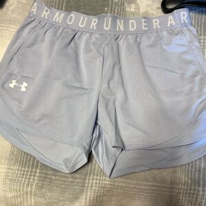 Under Armour Women's Athletic Shorts in Light blue